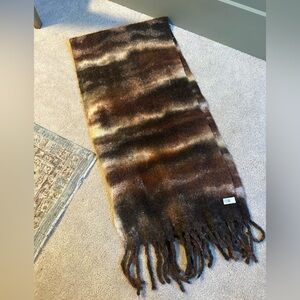 Brown Polyster Scarf